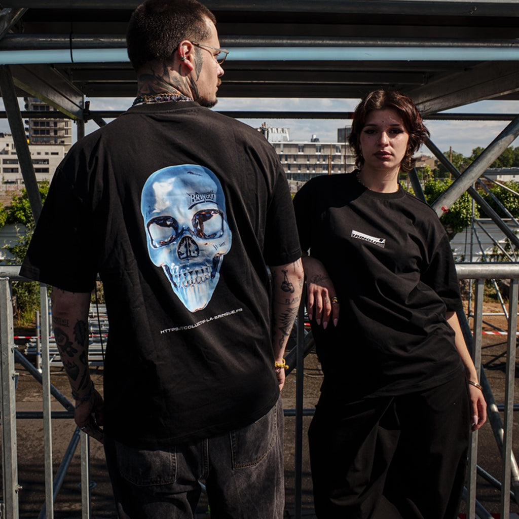 T-SHIRTS LA BRINGUE - SKULL  (UNISEXE)