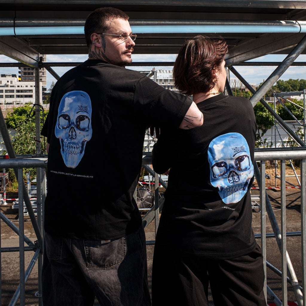T-SHIRTS LA BRINGUE - SKULL  (UNISEXE)