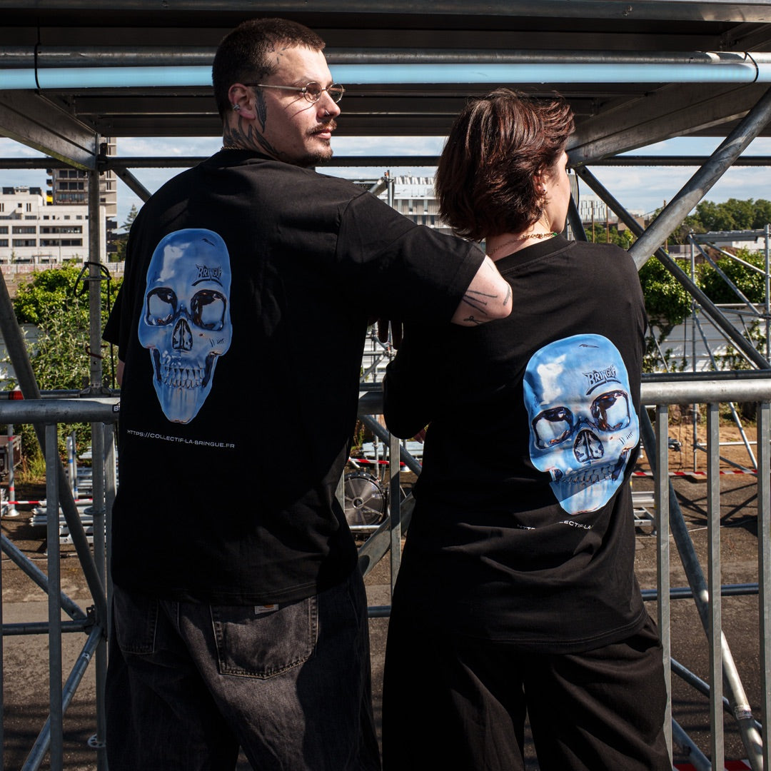 T-SHIRTS LA BRINGUE - SKULL  (UNISEXE)