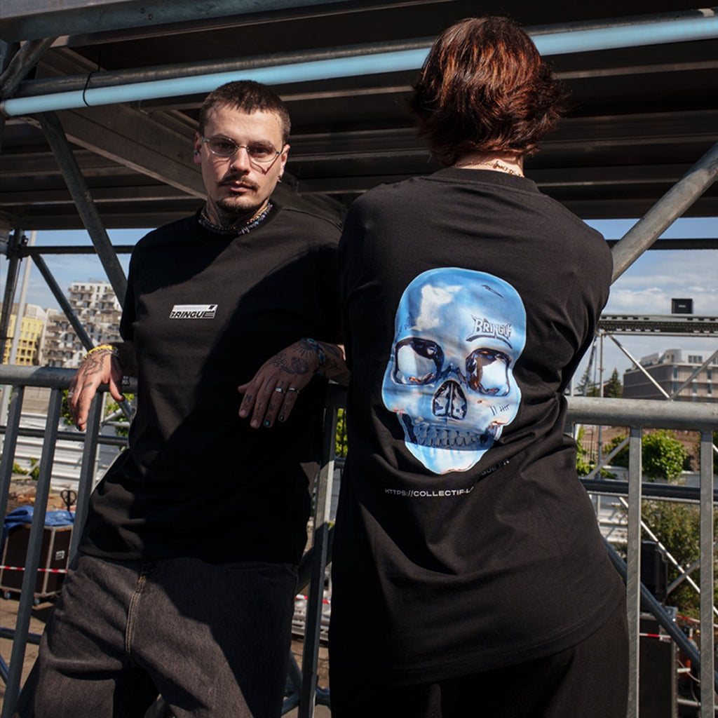 T-SHIRTS LA BRINGUE - SKULL  (UNISEXE)