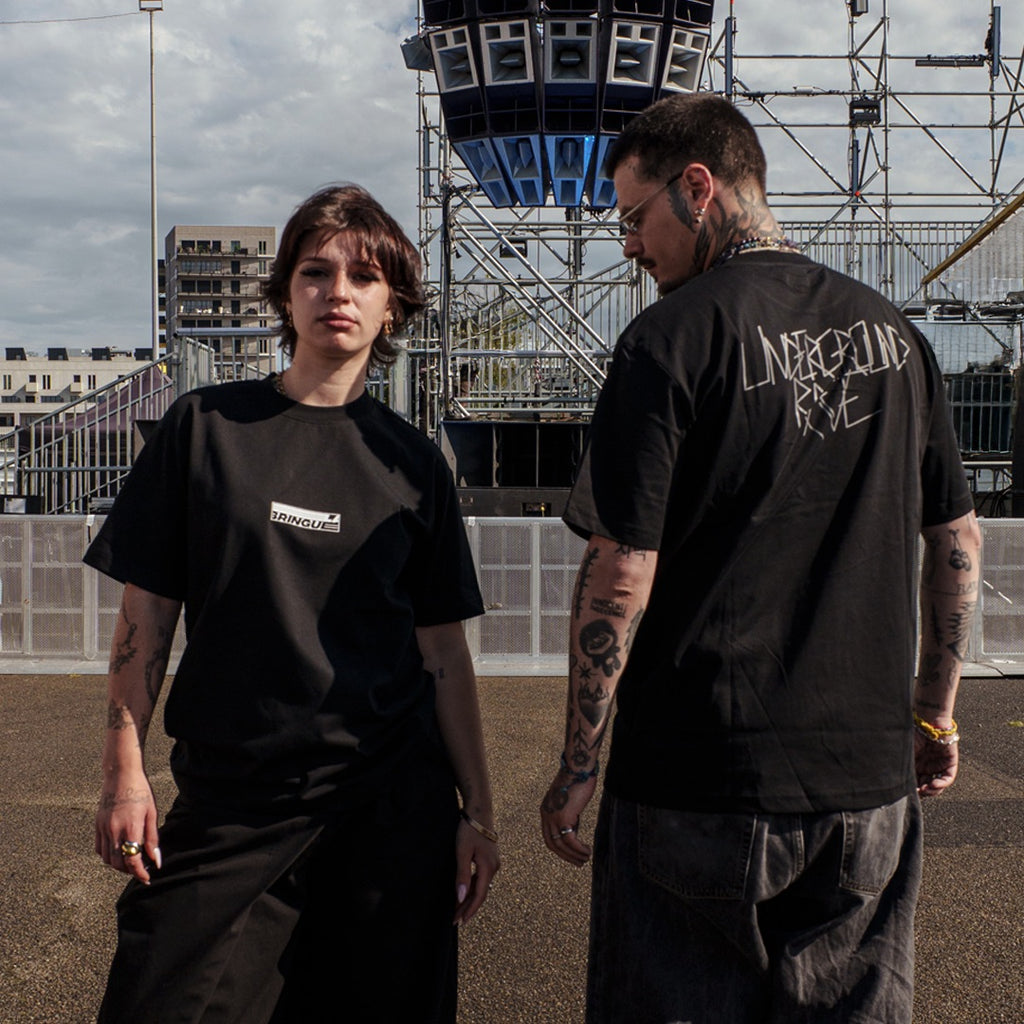 T-SHIRTS LA BRINGUE  - UNDERGROUND RAVE (UNISEXE)