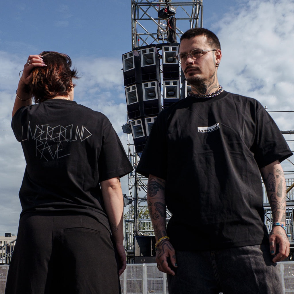 T-SHIRTS LA BRINGUE  - UNDERGROUND RAVE (UNISEXE)
